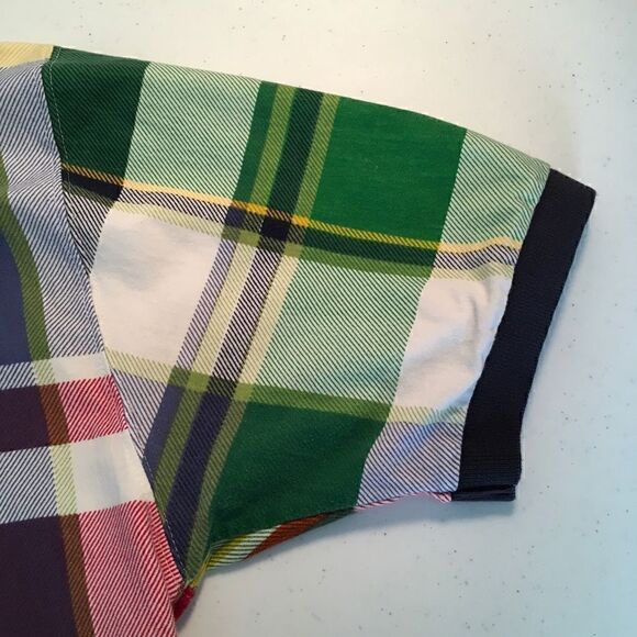 Chaps Ralph Lauren Men’s Multicolor Plaid Polo Shirt - Size L - Picture 6 of 11